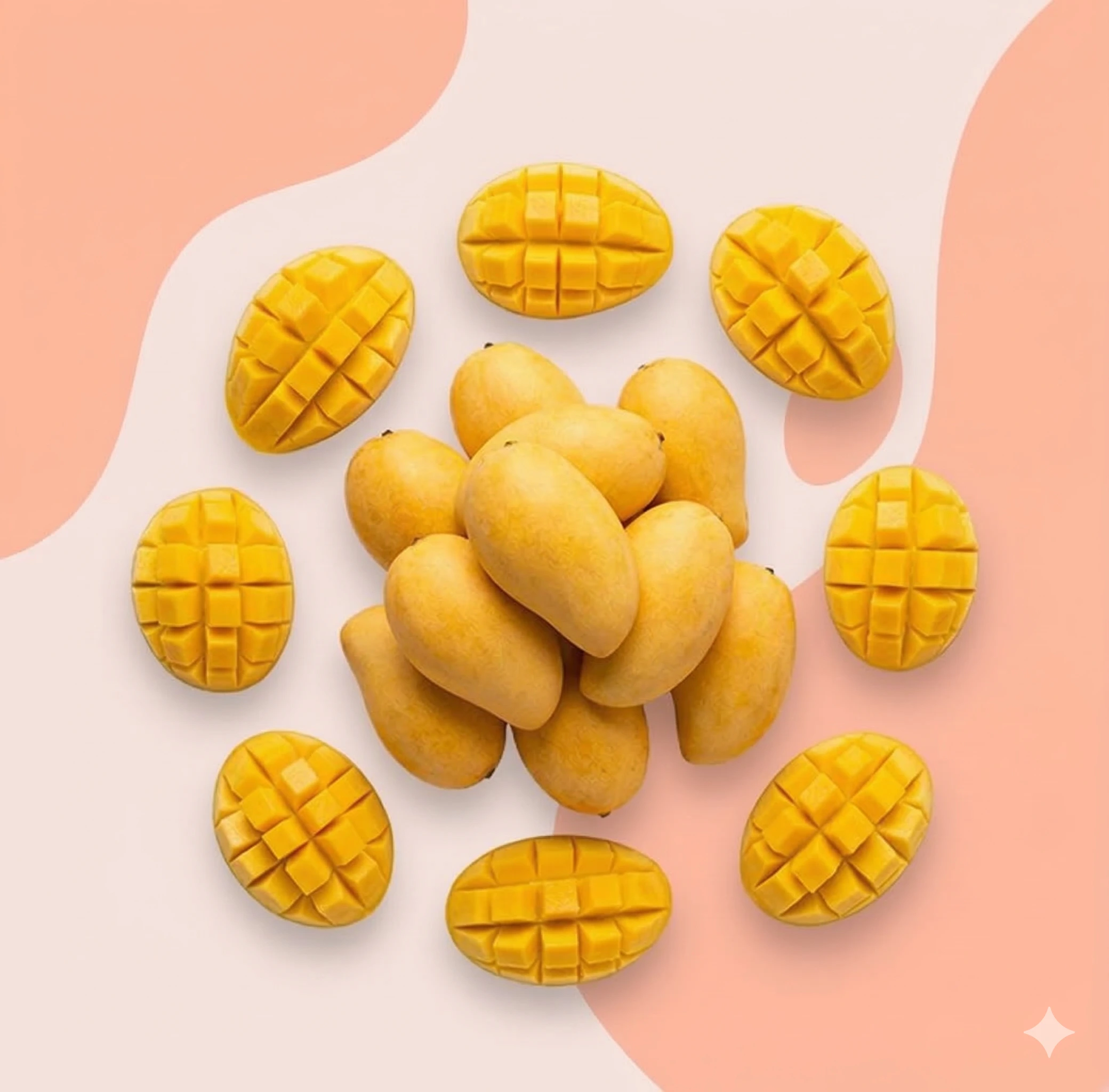 Fresh mangoes